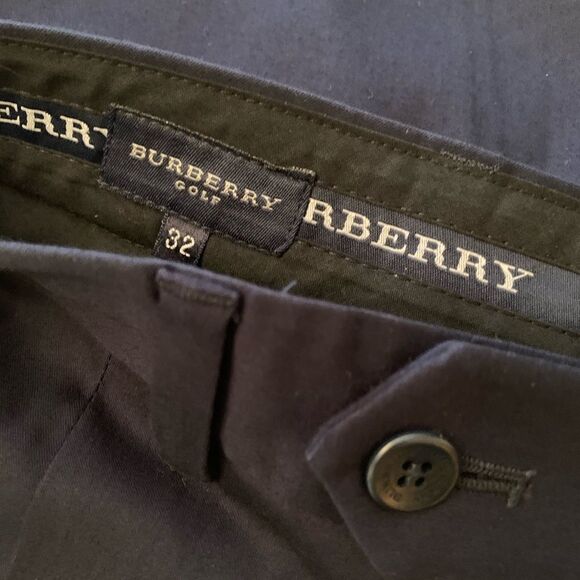 BURBERRY GOLF Navy Trousers - Picture 7 of 9
